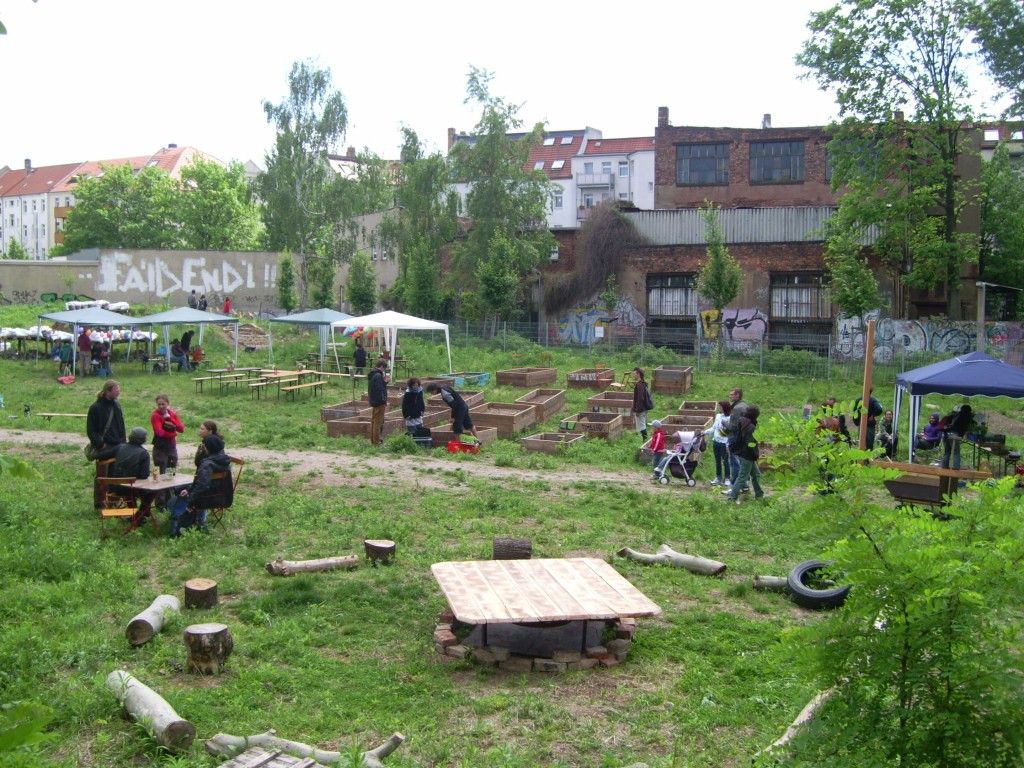 Besucher im Querbeet