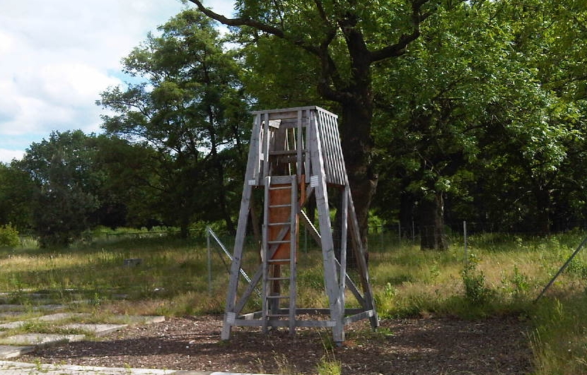 ... und es wäre nicht "Wald", wenn da kein Hochstand wäre. Hochstand im Stadtwald